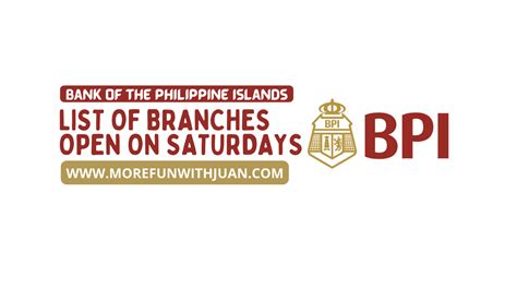 BPI Juan Luna Recto Branch opening times, 834 Gopoco .